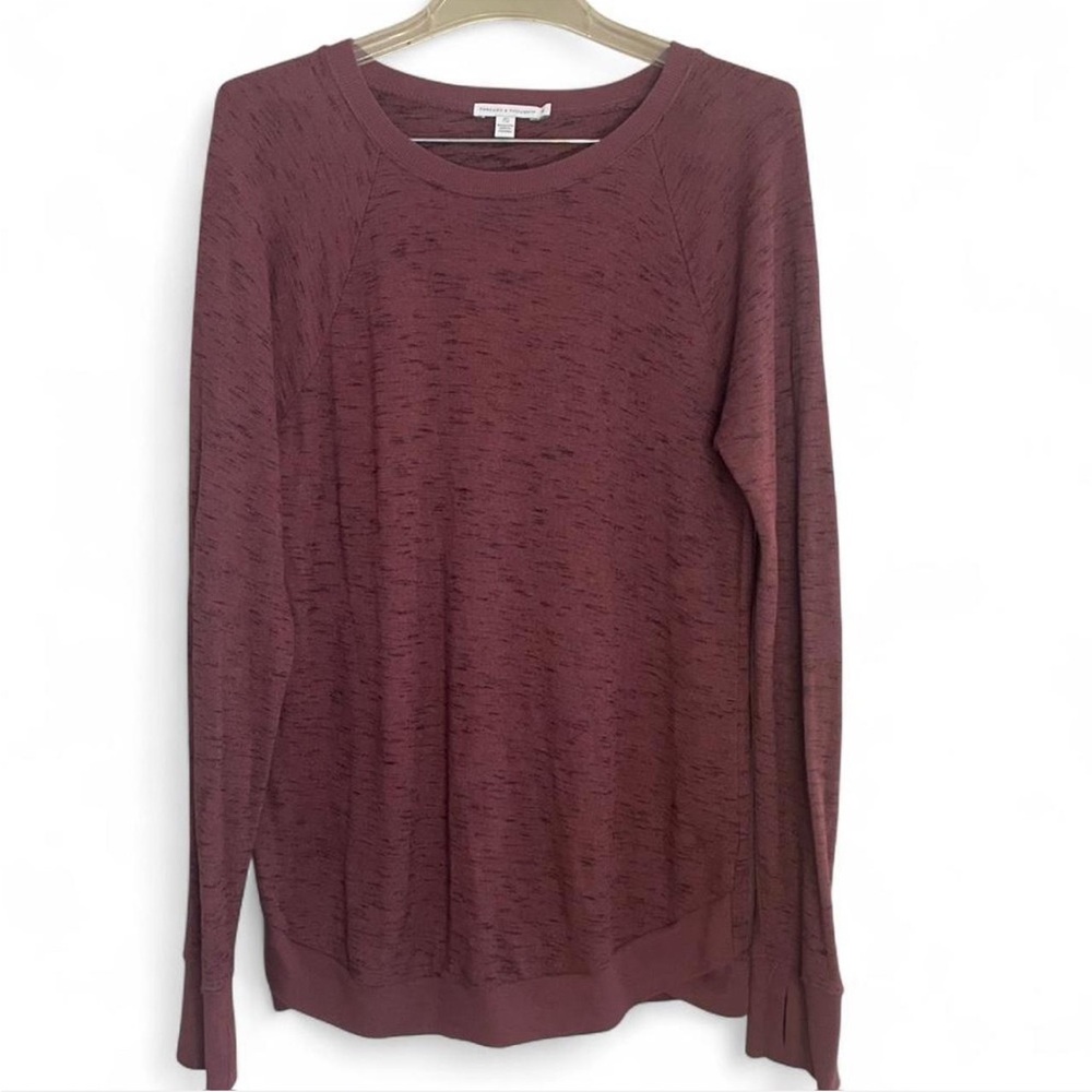 Threads 4 Thought Lightweight Burgundy Crewneck Sweatshirt Women’s M